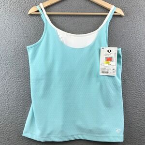 New Pearl Izumi Women's Superstar Cami Tank Top Athletic Sleeveless XL Blue